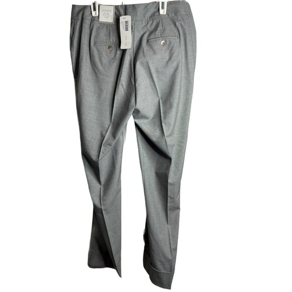 Chico's .5 Ultimate Fit Black Check Cuffed Trouser Capri Pants 30x24 US 6 New - Picture 2 of 5